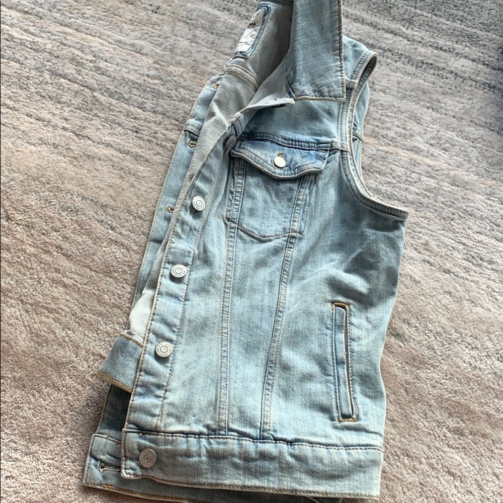 Light denim vest